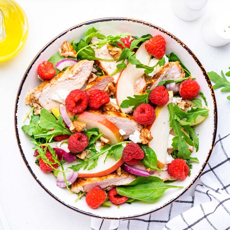Bear Hollow Estates chicken salad with fruit